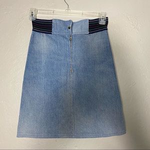 Levi’s Custom repurposed denim pencil skirt